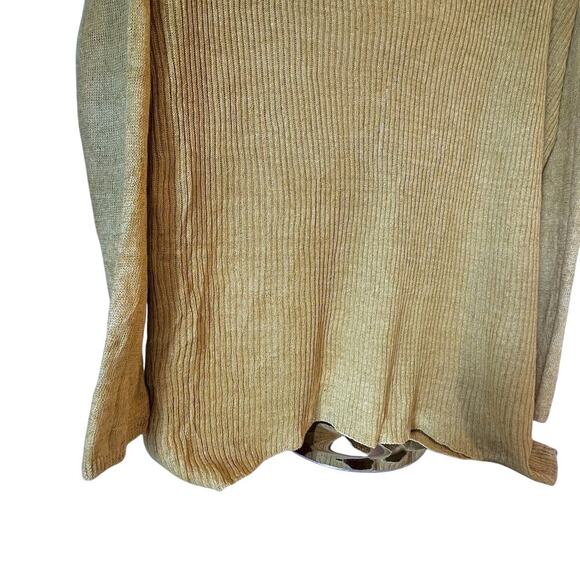 Eileen Fisher Women's 100% Italian Linen Delave Oversized Boxy Knitted Top S - Picture 5 of 9